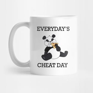 Everyday is cheat day - Funny Panda Mug